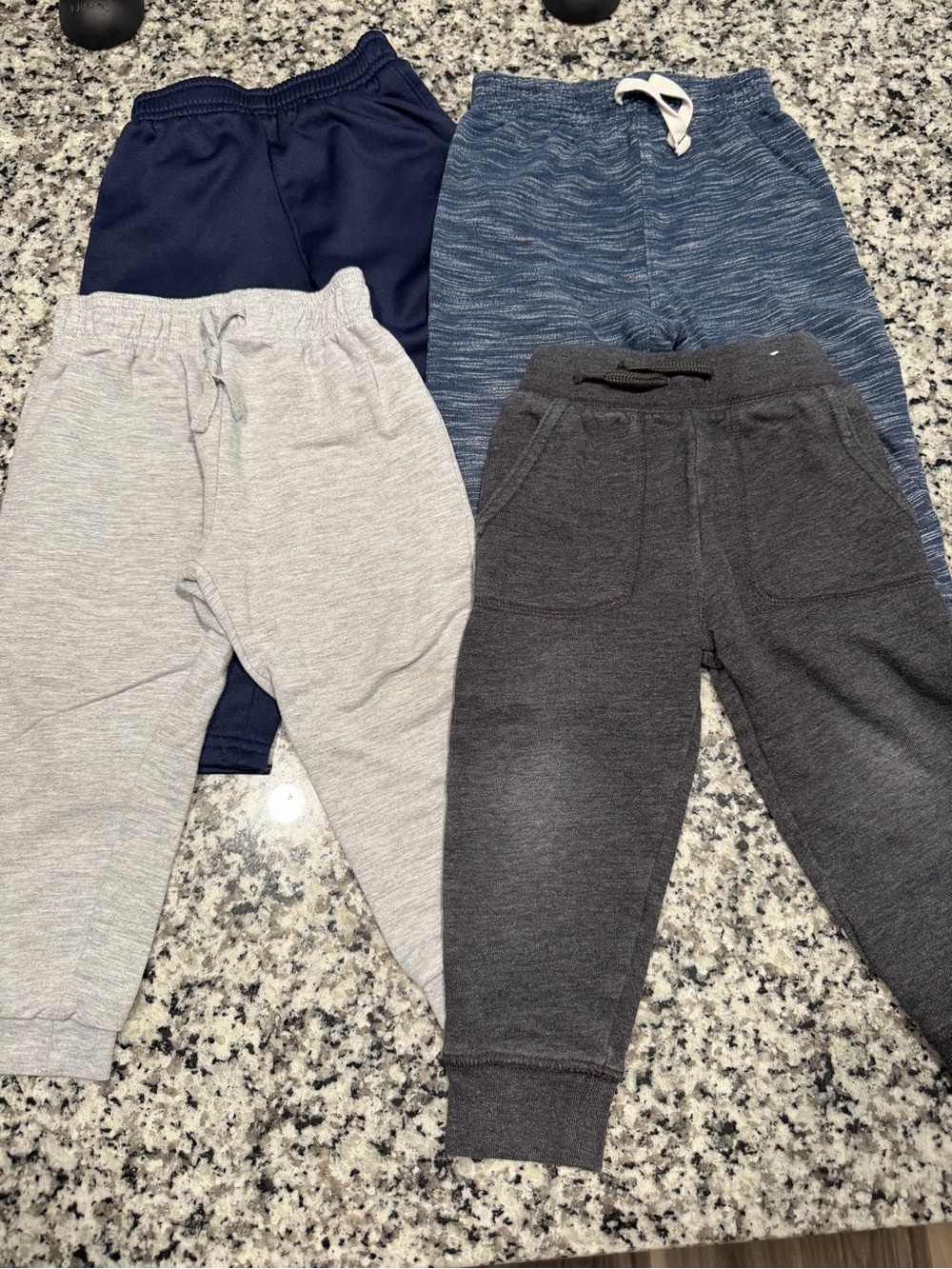 Kids Cozy Jogger Pants - Gray, Dark Gray, Navy, Blue Heather